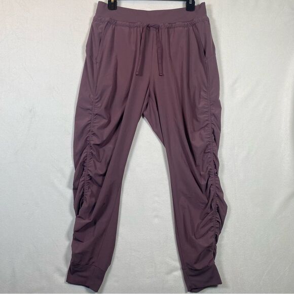 Athleta Mauve Attitude Jogger Pants Size 6 - Picture 1 of 11